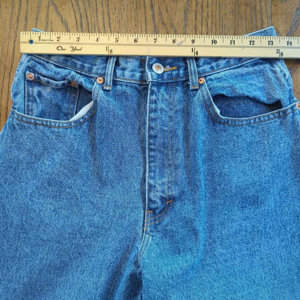 Vintage Nuovo Country Seat Jeans Women 10R High Rise Straight 100% Cotton - Picture 8 of 12
